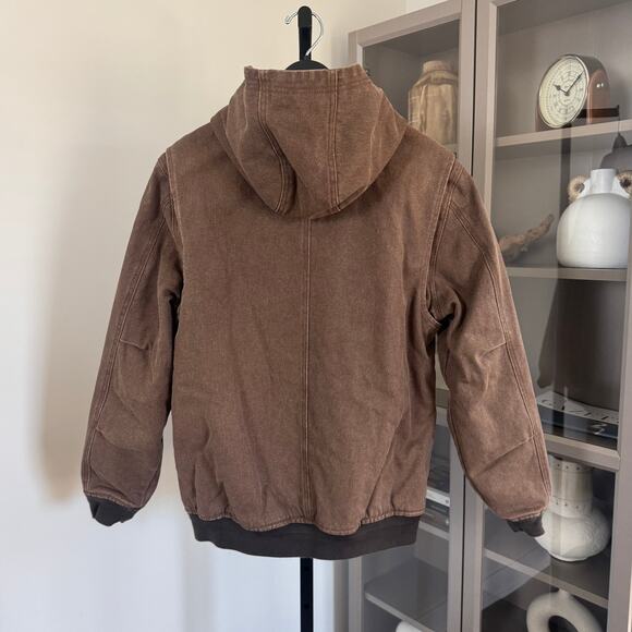 Taylor Stitch The Workhorse Chipped Canvas Hoodie 38 NEW Aged Penny Lined Jacket - Picture 5 of 7